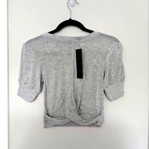 NWT Mono B Cropped Short Sleeved Top
